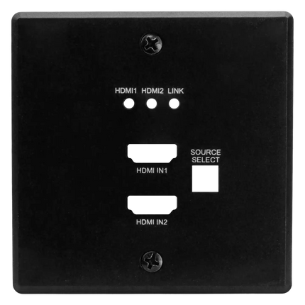 International ConferX Low-Profile Dual HDMI Wall Plate Transmitter via HDBaseT